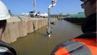 Stort onderwaterbeton fiets  voetgangerstunnel Zwolle Faber Betonpompen [upl. by Rame325]