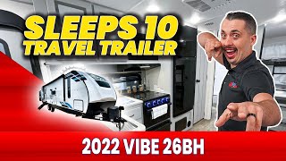 2022 Forest River RV Vibe 26BH  SLEEPS 10 [upl. by Ynohtnaeoj]