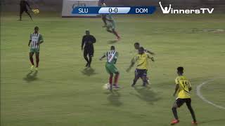 Windward Islands School Games 2018 Football  St Lucia vs Dominica  1st Half [upl. by Cynara]