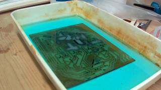 Sodium persulfate etching time lapse [upl. by Intosh]