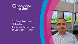 Benenden Hospital webinar treatment for back pain [upl. by Yolanthe]