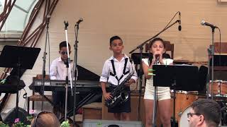 Careless WhisperGeorge Michael Cover By 9 yrs Alex Maxim Twins amp NatalieSubscribe for more🎷🎹🎶 [upl. by Kendrah453]