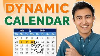 Make an Awesome Dynamic Calendar in Excel [upl. by Calva]