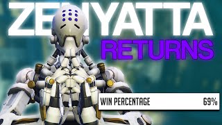 The return of the RANK 1 ZENYATTA  Overwatch 2 [upl. by Llenrap]