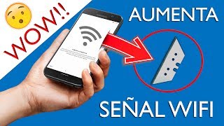 AUMENTAR señal WIFI Gratis para cualquier Teléfono AndroidampIOS  2 Métodos Efectivos 2021 [upl. by Anilys291]