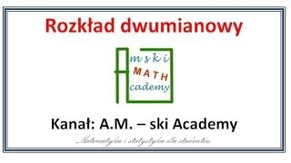 Rozkład dwumianowy  program Statistica [upl. by Ranitta]