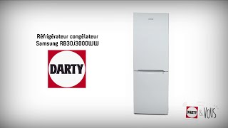 Réfrigérateur congélateur Samsung RB30J3000WW  démonstration Darty [upl. by Aibun185]