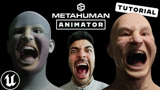 MetaHuman Animator Tutorial  Unreal Engine 5 [upl. by Pandora]