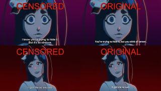 Bleach TYBW Episode 22 Censored Version VS Original version [upl. by Wiese6]