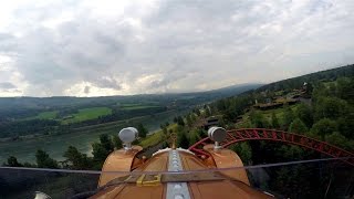 Il Tempo Extra Gigante front seat onride HD POV Hunderfossen Familiepark [upl. by Nileak595]