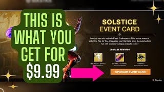 Solstice 2024 Paid Event Card  This is what you get for 1000 Silver or 999 Destiny 2 [upl. by Ateekan551]