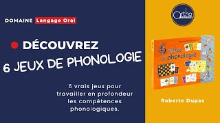 6 Jeux de phonologie Orthophonie amp mémoire auditive perception des unités syllabiques phonémiques [upl. by Moyer]