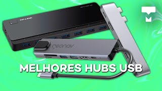 TOP 7 MELHORES HUB USB para comprar  2023 [upl. by Ozan]