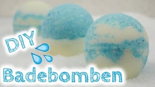 DIY LUSH FROZEN Badebomben selber machen  Glitzer Badebomben  DIY Sprudelbad [upl. by Wicks]