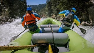 GoPro Rafting the North Fork Payette River in 4K  HERO7 Black [upl. by Nilsoj672]