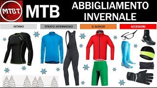 MTB abbigliamento invernale consigli per non soffrire il freddo  Link a prodotti Amazon MTBT [upl. by Hume56]