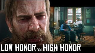 What Happens If Arthur Has High Good Honor Vs Bad Low Honor While Visiting the Doctor  RDR2 [upl. by Enirok]