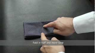 6 Ways to Fold a Pocket Square [upl. by Eema335]