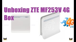 Unboxing ZTE MF253V 4G Box [upl. by Jc]