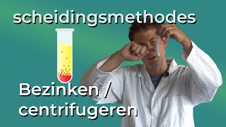 Scheidingsmethode Bezinken  centrifugeren [upl. by Tingley210]