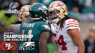 San Francisco 49ers vs Philadelphia Eagles  2023 NFC Conference Championship Game Highlights [upl. by Anahgem140]