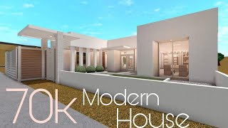 BLOXBURG 70K MODERN HOUSE  NOGAMEPASS [upl. by Adnamma]