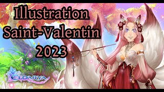 💘Eldarya New Era 🌷 Illustration SaintValentin 2023 💞 [upl. by Mayer]