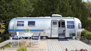 Interior Design – Stylish Airstream Trailer Makeover [upl. by Mufi]