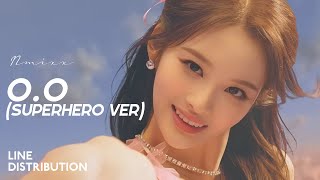 NMIXX  OO Superhero Ver  Line Distribution [upl. by Yeaton53]