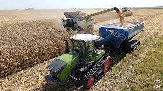 2021 Corn Harvest with On Track Farming [upl. by Icaj]