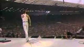 Queen Live Aid Wembley Stadium 1985 GRANDIOSO FREDDIE [upl. by Standford242]