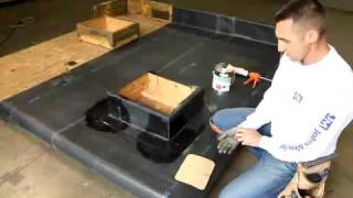 JM EPDM Outside Corner Flashing Installation Video [upl. by Nodyarb834]