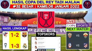 Hasil Copa Del Rey Tadi Malam  Linares vs Barcelona  Alcoyano vs Real Madrid  Bola Tadi Malam [upl. by Seidule]