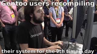 Linux users explaining [upl. by Nerej]