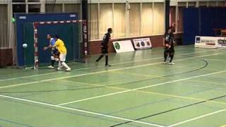 Zaalvoetbal Leekster Eagles  AORC Amsterdam [upl. by Llorrac]