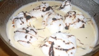 Comment faire la vraie recette de lile flottante  RECETTE [upl. by Charisse837]