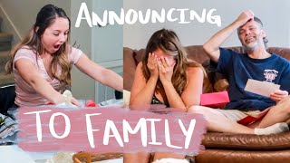 Telling Our Family Were Pregnant [upl. by Neelahs]