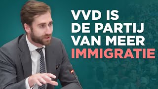 quotNederland wordt overspoeld door migranten maar het kartel kijkt wegquot  Jansen FVD [upl. by Anirroc]