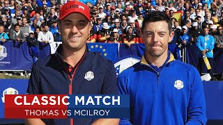 Rory McIlroy vs Justin Thomas  Extended Highlights  2018 Ryder Cup [upl. by Snow2]