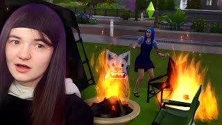 I Tried Camping In The Sims [upl. by Dazhehs677]