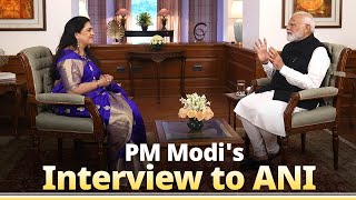 LIVE  PM Narendra Modis Interview to ANI [upl. by Ahtaga]