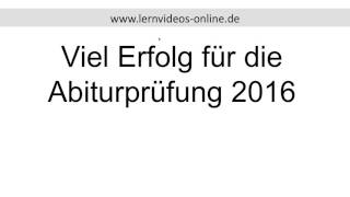 Viel Erfolg für die Abiturprüfung  Fachabiturprüfung 2016 in Bayern FOS  BOS [upl. by Connie486]