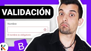 💜 Como VALIDAR un FORMULARIO en Bootstrap 5 [upl. by Aneehsor198]