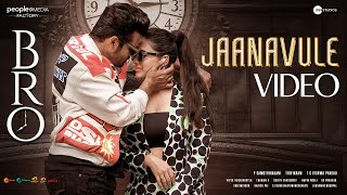 Jaanavule Video Song  BRO Telugu Movie  Pawan Kalyan  Sai Dharam Tej  Ketika Sharma  Thaman S [upl. by Tigram]