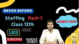 Staffing  Class 12  Part 1 CBSE  Business  CUET [upl. by Dorrej971]