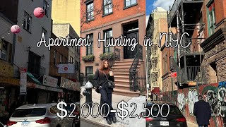 NYC APARTMENT HUNTING  20002500 budget  area included [upl. by Shirlee]