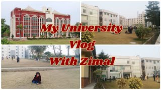 Minhaj University Lahore  University Vlog  Farwa Tehreem [upl. by Lorou]