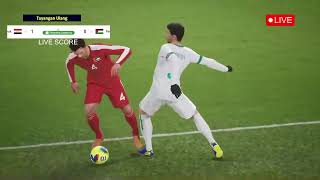 Efootball Irak vs Palestina [upl. by Ahseryt]