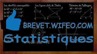 STATISTIQUES Exercice type brevet moyenne fréquence médiane [upl. by Ledoux858]