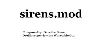 Dave the Brave  Sirens Mario Forever Level 52 ThemeSong from CFMOT Oscilloscope View [upl. by Ikkin]